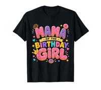 Mama of The Birthday Girl Donut Party Theme Camiseta