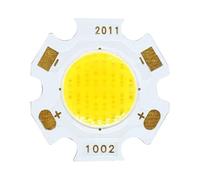 MAMA'S PEARL 5 bombillas LED COB Bridgelux Crystal de alta luminosidad Ra80 de 20 mm, 10 W, 7 W, 5 W y 3 W, fuente de luz LED de 300 mA, bricolaje(7W 300mA 20mm,Warm White 3000K)