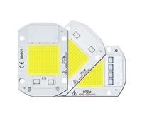 MAMA'S PEARL Chip LED COB de 220 V, 20 W, 30 W y 50 W, 10 unidades, IC inteligente, no requiere controlador, for focos de iluminación DIY.(Warm White 220V,20W)