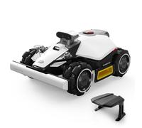 MAMMOTION LUBA Mini 2 AWD 1000 Robot Cortacésped con Garaje Estándar, Visión AI Tri-Camera y Posicionamiento NetRTK, DropMow, Pendiente 80%, Mapeo Automático, para 1000㎡