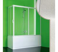 MAMPARA DE BAÑERA 70x160CM ANGULAR DE PVC CRILEX ACRÍLICO HOJA CORREDERA