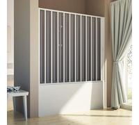 MAMPARA DE BAÑERA PUERTA 140 CM PVC NICHO HOJA CORREDERA LATERAL H150 CABINA