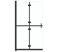 Mampara De Ducha Plegable Vidrio Esg Transparente 70x190 Cm Vidaxl