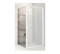 Mampara de ducha RAVAK Blix BLPS-80, color blanco y transparente, 190 cm, modelo 9BH40100Z1