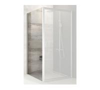 Mampara de ducha RAVAK Blix BLPS-90, acabado satinado y transparente, 190 cm, modelo 9BH70U00Z1