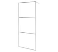 Mampara Ducha Accesible Vidrio Esg Medio Esmerilado 100x195 Cm Vidaxl