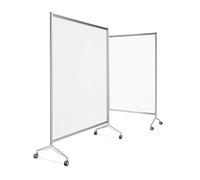 Mampara planning sisplamo ten-limit policarbonato acanalado transparente con ruedas 1000x1800 mm