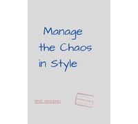 Manage the Chaos in Style: Undated Monthly Planner and Notebook for Moms | 6-Month Calendar Organizer & Journal for Busy Mothers | Funny & Empowering Mother's Day Gift