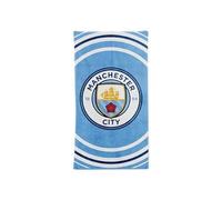 MANCHESTER CITY FC Pulse Design - Toalla Oficial (Talla única), Color Azul y Blanco