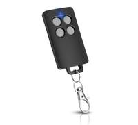 Mando a distancia puerta AAM0121 compatible con SCS Sentinel Mando a distancia 433,05-434,79 MHz, 4 canales, código giratorio seguro, alcance 50 m, reemplazo de garaje y puerta gris (paquete de 1)