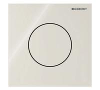 Geberit - Control neumático de descarga para urinario tipo 40, vidrio/gris arena 116.014.JL.1