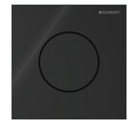 Geberit - Control neumático de descarga para urinario tipo 40, vidrio/negro 116.014.SJ.1