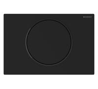 Mando de inodoro Geberit Sigma10, electrónico, alimentación de red, para cisternas empotradas Sigma de 12 cm, con placa de accionamiento de inodoro Sigma10, redondo, para barras de apoyo abatibles, pa