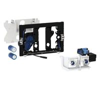 Mando de WC Geberit con accionamiento electrónico de la cisterna, funcionamiento con pilas, para cisternas empotradas Sigma de 12 cm, para mando a distancia Bluetooth, 115704006 - CM