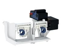 Mando de WC Geberit electrónico, alimentación de red, para cisternas empotradas Sigma de 12 cm, para pulsador inalámbrico, 115.897.00.6