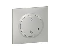 Mando inalámbrico de levantamiento y puesta para control asociado de luces, persianas enrollables, enchufes conectados - Instalación conectada Dooxie with Netatmo Completo - Acabado aluminio - 199257