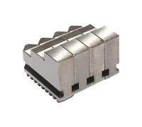 Mandril autocentrante de cuatro mordazas mordazas delanteras y traseras K12-125/160/200/250/320/400/500(K12 130 anti claw)