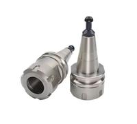 Mandril de pinza de equilibrio Mandril de torno de equilibrio ISO30 ER32 45L G2.5 30000RPM, portaherramientas CNC de acero inoxidable con accesorios de fresado de perno de tracción(ISO30-ER25-45)