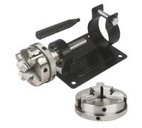 Mandril de torno de madera autocentrante de mandíbula de 3/4 de alta precisión: accesorio mecanizado CNC duradero for carpintería(50mm 3jaw Power)