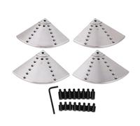 Mandril de torno de madera de mordazas planas de 8 pulgadas, resistente, de acero n.° 45, ajustable, autocentrante para herramientas de torneado de madera, accesorios para