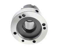 Mandril de torno ER16 ER25 ER32 ER40 ER50 Mini brida de husillo 100mm 80mm accesorio de pinza de cartucho de cuatro ejes(ER25-D80(7Holes))