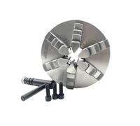 Mandril de Torno Herramienta de montaje Reversible endurecida autocentrante 6 mordazas, 100-250mm, 4-10 pulgadas, for taladrar, fresar y trabajar la madera