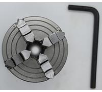Mandril de torno independiente de alta precisión, 65 mm, 4 mandíbulas M14 x Unimat para mini tornos y montajes de mesa rotativa