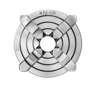 Mandril de torno K72-125, accesorios for máquina de torneado de mandril de metal reversible independiente de 4 mordazas de 5 pulgadas