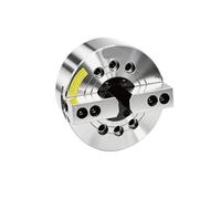 Mandril hidráulico de dos mandíbulas, sólido en el aire, 56688 pulgadas, 10 torno CNC, juego completo de accesorios de alta precisión(10 inch medium solid A8 flange plate)
