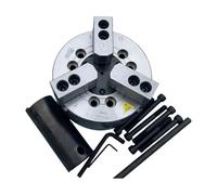 Mandril hidráulico de orificio pasante grande, tres garras, hueco alta velocidad, 6, 8, 10, 12, 15 pulgadas, diámetro(15 inch hollow large hole 145 6 screws)