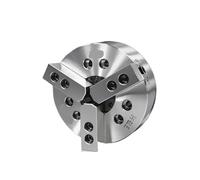 Mandril hidráulico de tres garras Zhongshi, torno CNC de 56688 pulgadas, 10, juego completo de accesorios de alta precisión(10 inch chuck with A8 flange)