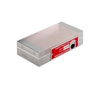 Mandril magnético permanente de polo fino, ventosa de cobre rojo, polo magnético de 0,5 ± 1 con llave, fuerza de succión de 150 N/cm², for sujeción magnética.(70x150mm)