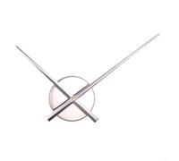 Manecillas de reloj de metal, kit de reloj personalizable, manecilla de minutos personalizable, 31 3 cm, color dorado, construcción de metal resistente, movimiento silencioso, fácil montaje para