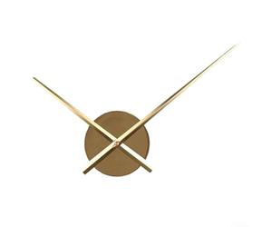 Manecillas de reloj de metal, kit de reloj personalizable, manecilla de minutos personalizable, 31 3 cm, color dorado, construcción de metal resistente, movimiento silencioso, fácil montaje para