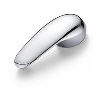 Maneta Recambio Grifo Monomando Aleacion Zinc Cromada 30 cm con Indicador Agua Fria Caliente Base 5 cm Vastago Cuadrado 1 cm Mango Ergonomico para Bano Cocina Sustitucion Facil Repuesto Profesional WC