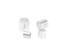 Mangas de prensado de Cable redondo de aluminio M1 ~ M8, accesorios de Clip, manga de bucle, tope de virola, Cable de cuerda de alambre, tamaño 10(M5 x 50pcs)