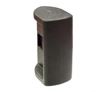 Mango amortiguador de montaña ahumado Weber de 34,5 mm, agarre de pulgar de nailon negro para parrilla de carbón, regulación de temperatura, flujo de aire (100 piezas)
