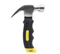 Mango Antideslizante Martillo de Garra Pequeño para Carpintería | Cabeza de Acero al Carbono, Puntas Curvas Afiladas, Acabado Pulido, para Madera y Clavos de Remate