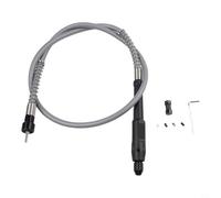 Mango de amoladora de eje flexible para herramientas giratorias Dremel, eje suave de 1068 mm con pinza de 0,3 a 3,1 mm, pieza de mano de metal de bajo ruido para tallado de madera y joyería DIY
