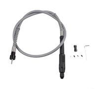 Mango de amoladora de eje flexible para herramientas giratorias, extensión de eje suave de metal de bajo ruido, 1068 mm, portabrocas de 0,3 a 3,1 mm para accesorios Dremel, diseño ligero protegido por