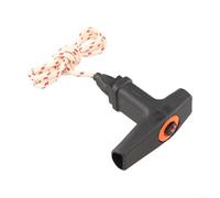 Mango de arranque de retroceso para sierra de hormigón TS400 TS410 TS420 - Cable de tracción de 4,5 mm, kit de reparación de motor de agarre de plástico negro (2 piezas)