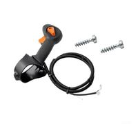Mango de control, conjunto de cable del acelerador | Kit de 3 piezas preciso para ajuste de potencia para construcción duradera de plástico y metal, agarre ergonómico para