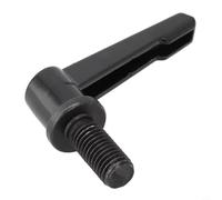 Mango de fresadora ajustable, perno de bloqueo de aleación de zinc para mesa de trabajo de molino vertical, compatible con maquinaria Bridgeport (negro para M12)