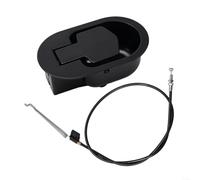 Mango de liberación de sofá reclinable para reemplazo de cable de tracción, gatillo de palanca de aleación de aluminio negro para la mayoría de marcas de sofás
