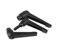 Mango de palanca sujeción acero al carbono | Rosca macho externa M4-M16 L: for equipos de maquinaria y proyectos de bricolaje(M16X80)