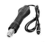 Mango de repuesto para mesa de soldadura 858A 858D con fuerte resistencia al calor y agarre antideslizante, compatible con voltaje de 12 V y 24 V (24 V)