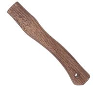 Mango de Repuesto para Sola Hoja, 27cm, Madera Marrón | Diseño Cabeza de Tigre, Acabado Carbonizado y Pulido, para Carpintería y Leña, Uso Manual
