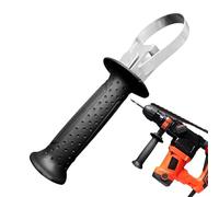Mango de taladro de , agarre lateral auxiliar de 235 mm, soporte de | perforación profesional, hardware de control estable para triturar proyectos de demolición, construcción, taller,