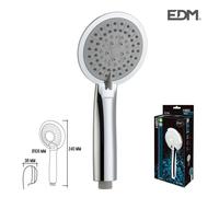 Mango ducha moderno 3 funciones cromado 36x240mm edm