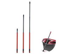 Mango telescópico de 3 secciones para Vileda O-Cedar Easywring Spin Mop Reemplazo, 22 pulgadas a 48 pulgadas Mango extensible telescópico